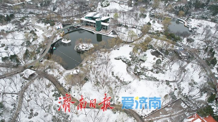 雪后泉城公园美景持续 宛如童话世界
