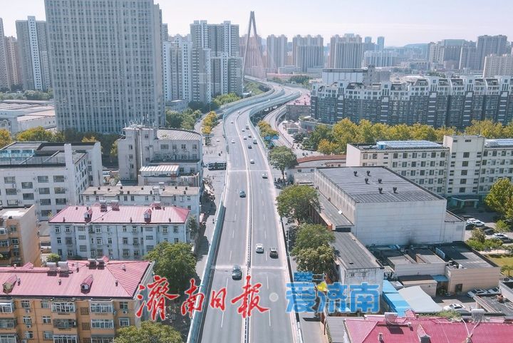 纬六路高架路大修 北引桥放开双向通行