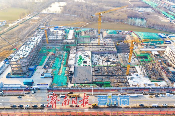 济南起步区省实验鹊华校区小学部雏形已现