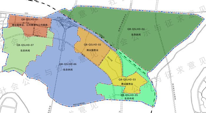 济南起步区鹊山龙湖东片区控规公示，规划顺河高架北延通道