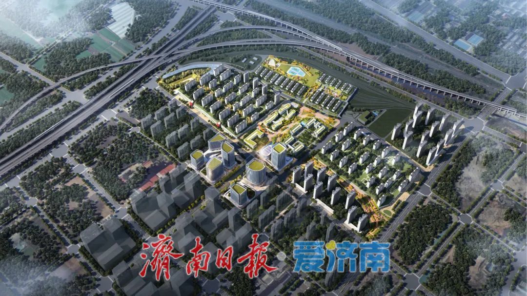 济南轨交6号线梁王车辆基地项目培训中心封顶