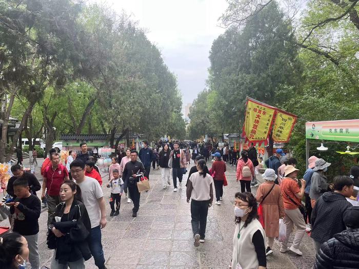 千佛山“三月三”民俗文化庙会落幕 相亲大会、对诗免费游园将持续至5月5日