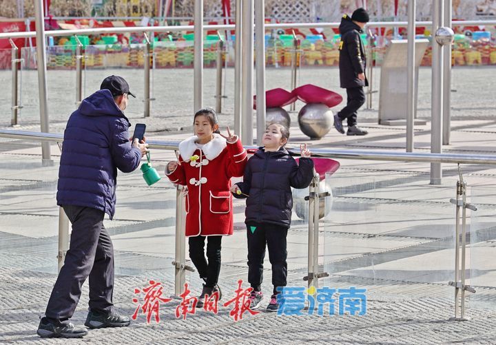 泉城气温回升暖意浓