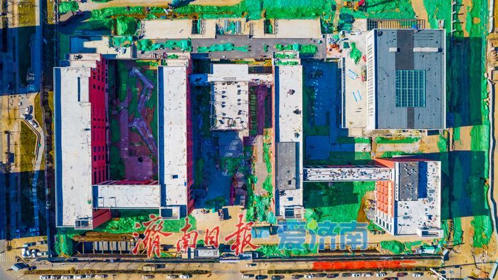 济南起步区教育布局再升级：起步区崔寨安置二区36班小学项目即将竣工