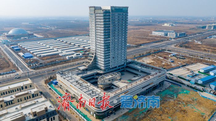 项目强省会｜济南西部新地标即将亮相：智慧停车场项目进入收尾阶段