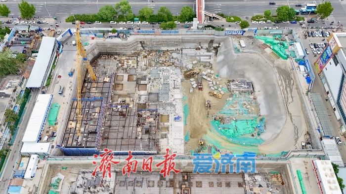 项目强省会｜天桥区城市更新重点工程提速 标山二期A地块迈入地下室施工阶段