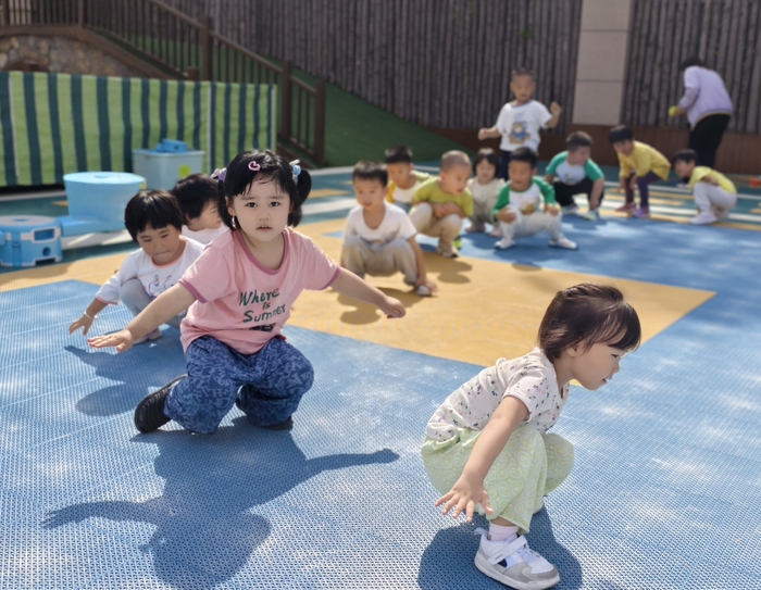 活力飞扬颂祖国！蒙润幼教集团开展运动展演活动