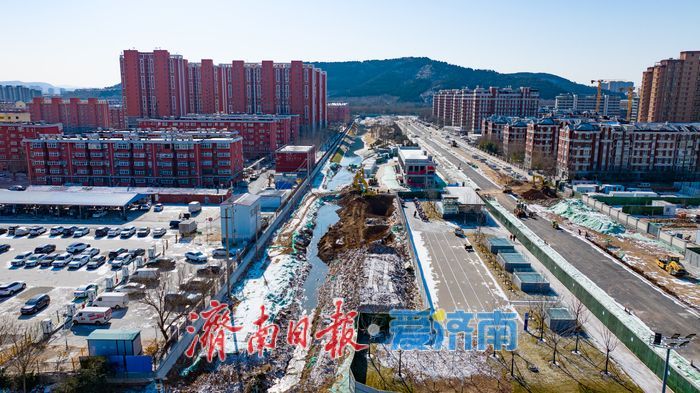 项目强省会｜腊山河西路南延工程步入收尾阶段，滨水景观带初展新颜