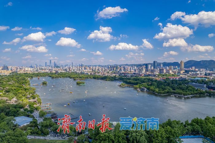 一年四季 泉在济南丨天光云影，乐享假期！市民尽享惬意时光
