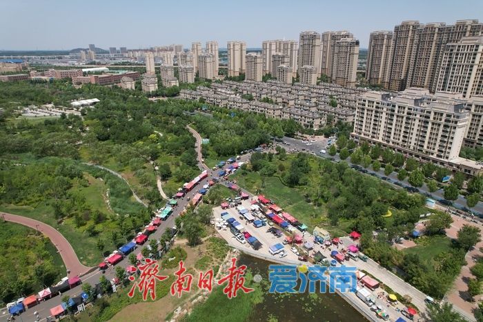 市集烟火惠民生，济南华山脚下新集开市