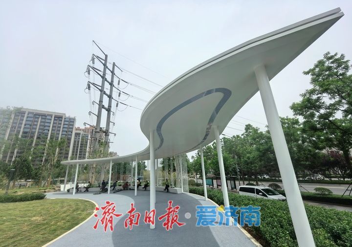 绿色生态 开放共享 济南再添一处街头公园