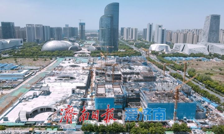 项目强省会｜山东在建最大第四代万达广场“全力攻坚”，部分区域已施工至地上三层