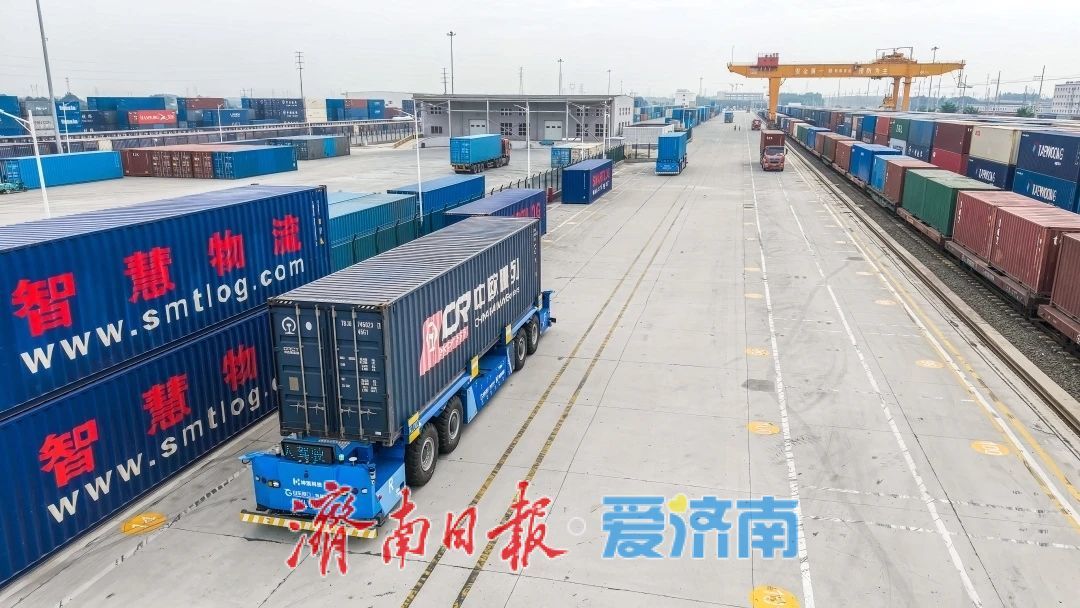 空天地云”一体作业 济南铁路物流园解锁“无人模式”