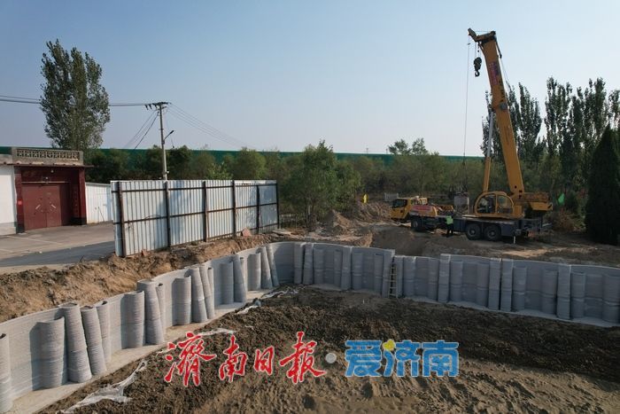济南这个网红小村开建国内前沿“3D打印”生态鱼池