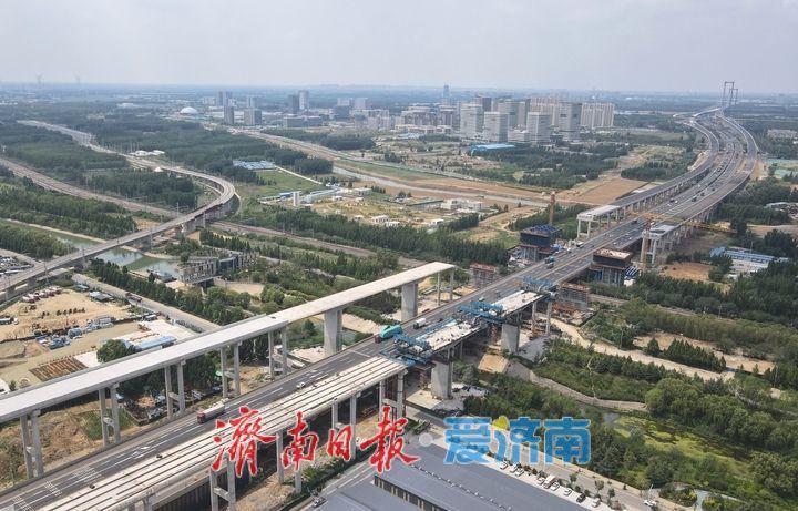 项目强省会｜横亘南北展现雄姿！京台高速公路济南至齐河段改扩建项目新进展来了