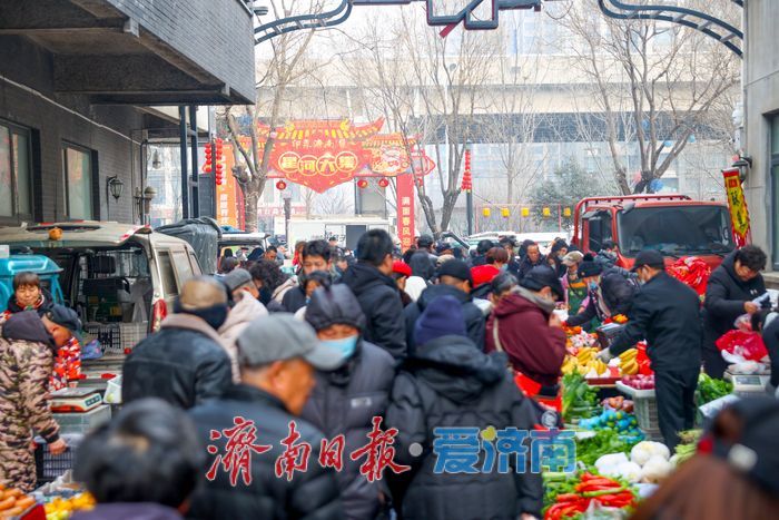 印象济南年集盛况再现，烟火气中迎新春