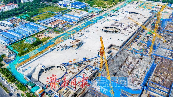 赋能西部商圈提质升级 济南西客站B-5地下商业项目建设初具规模