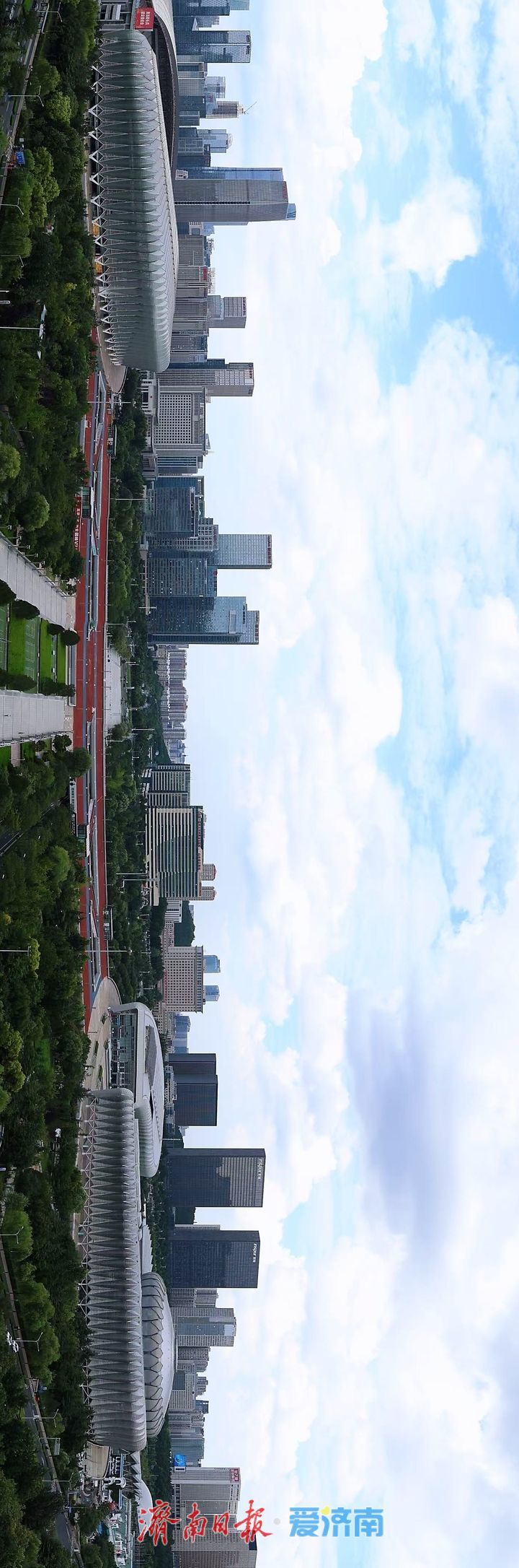 一年四季 泉在济南丨晴空铺画卷 泉城蓝再上线