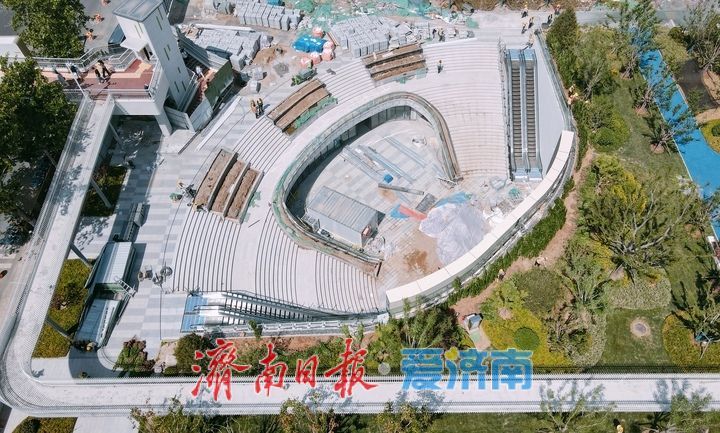 项目强省会｜济南槐苑文化体育公园项目地上公园计划上半年对外开放