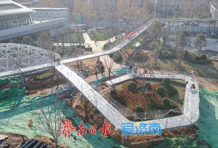 项目强省会｜打造“空中廊桥+地面绿轴+下沉庭院”三级立体公园系统，槐苑文化体育公园项目亮点多