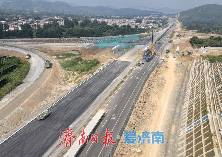 既有车道4改8，济南绕城高速“扩容”迎新貌