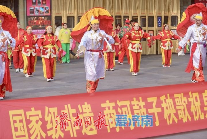 鼓子秧歌舞起来 济南“非遗版”春节年味浓