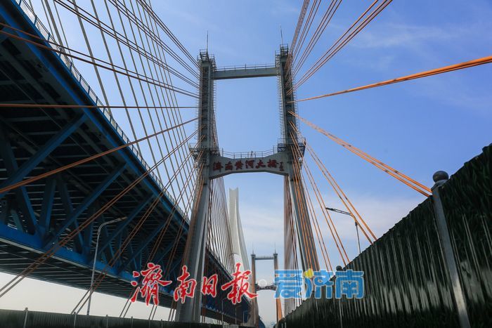 济南黄河大桥（老桥）大修稳步推进，将变身慢行景观桥梁