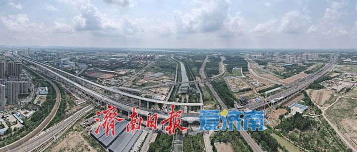 项目强省会｜横亘南北展现雄姿！京台高速公路济南至齐河段改扩建项目新进展来了