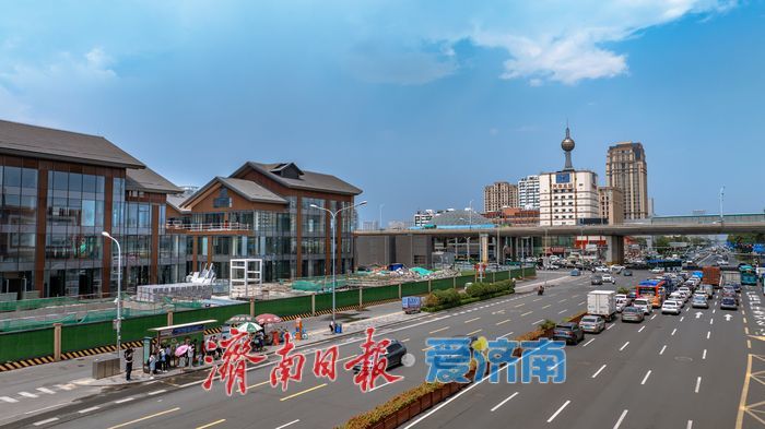 项目强省会｜航拍天桥区万虹中心项目，感受最新建设细节