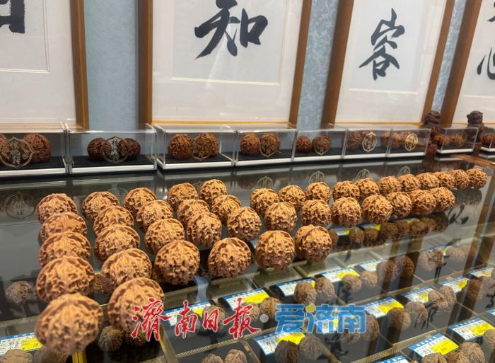 核桃配成对、葫芦待刻、虫鸣织网，济南英雄山脚下烟火气正腾腾