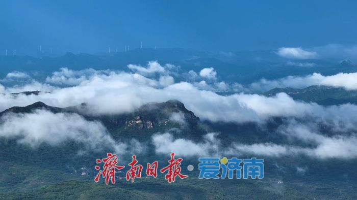 一年四季 泉在济南丨层林叠翠云雾绕，雨后九如山美若仙境