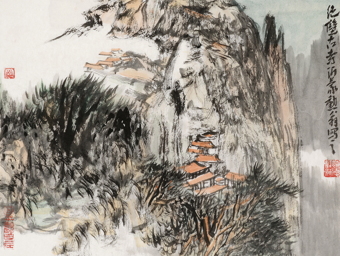 赵德勋山水小品｜传统法度融现代意蕴 笔简意浓写纸短情长