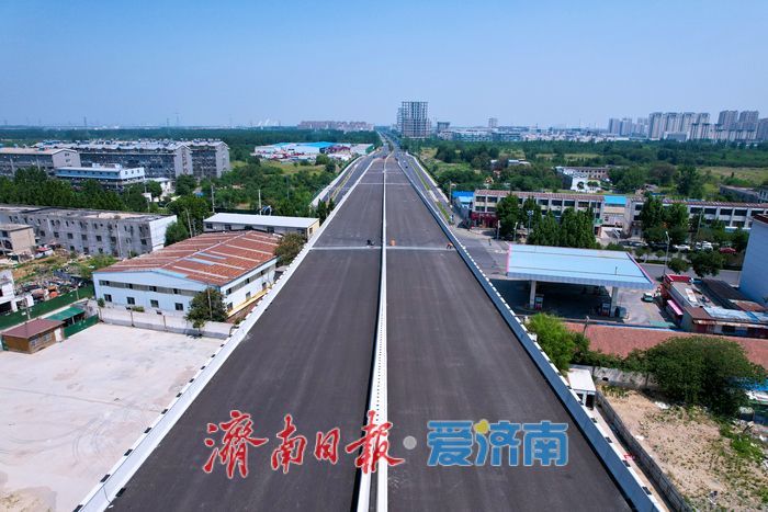 项目强省会｜济南腊山河西路北延工程加速成型 构筑西部南北交通新动脉