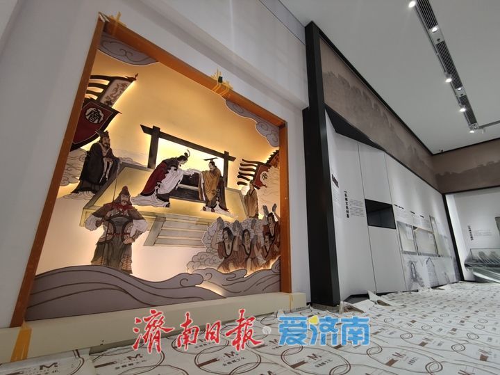 齐长城文化博物馆展雄姿 内部装修进入最后冲刺