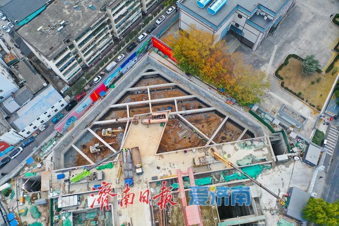 串联三大枢纽，济南地铁6号线西段关键站点建设稳步推进