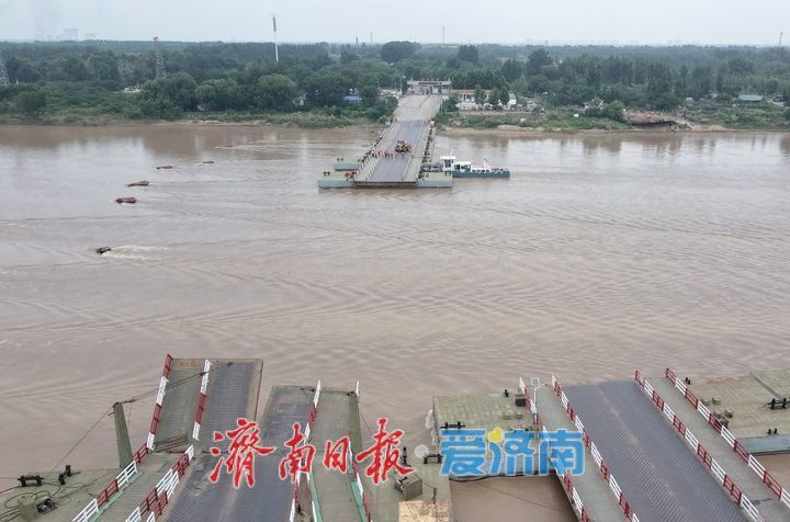 让路调水调沙，黄河济南段泺口浮桥拆除