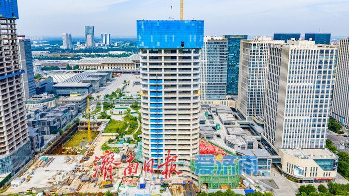 重启提速换新颜！济南齐鲁之门双子塔项目建设迎来新突破