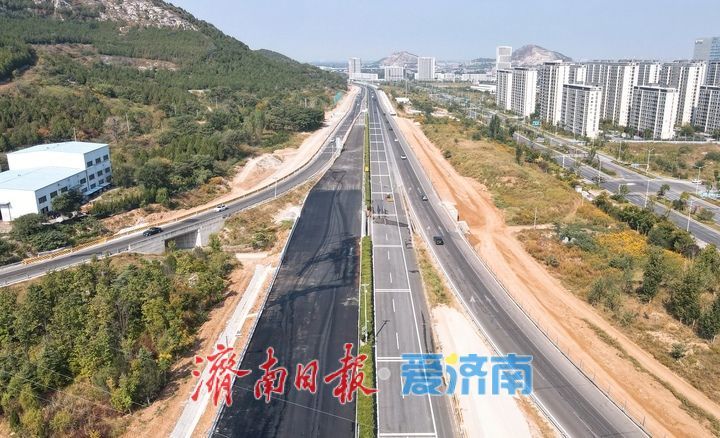 殷家林枢纽立交匝道升级改造，济南绕城高速改扩建项目取得阶段性成果