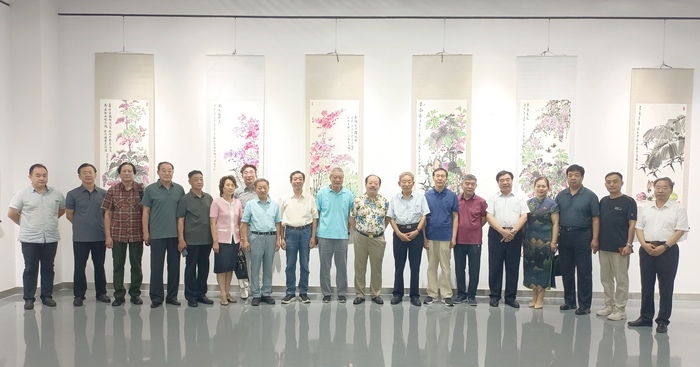 “齐鲁墨韵——吴永福中国画巡回展”第四站（临朐）暨捐赠仪式在潍坊临朐举办