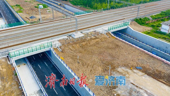 济南南北三号路下穿铁路工程机动车道贯通 片区交通迎来新突破
