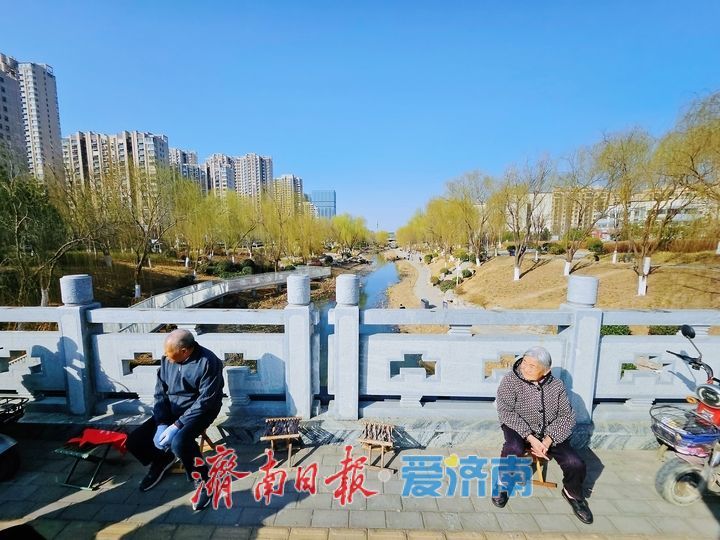 一年四季 泉在济南丨初春绽新颜 腊山河公园春意渐浓