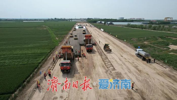 项目强省会｜济南至微山等三条高速公路加速施工