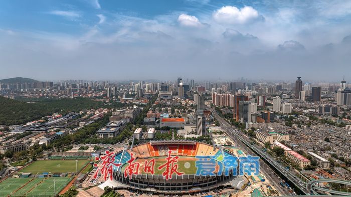 一年四季 泉在济南丨白云朵朵 雨后济南再现动人“泉城蓝”