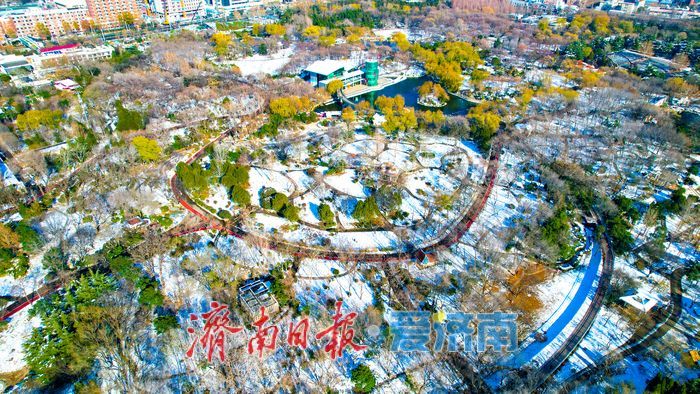 雪后初霁景如画 泉城公园引客来