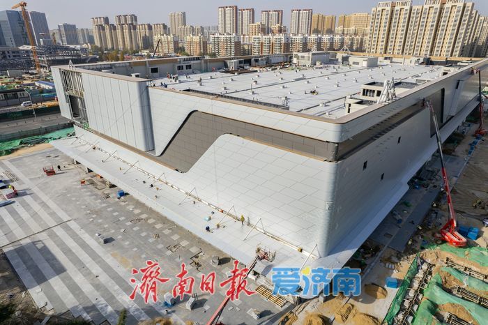 济南山姆会员商店项目揭开“面纱”，外立面施工基本完成