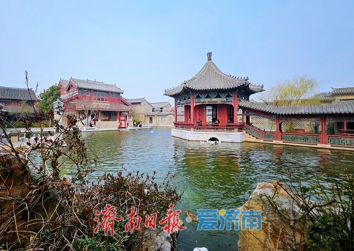 打卡明水古城孟家大院 赴一场儒商古院与泉水的春日之约