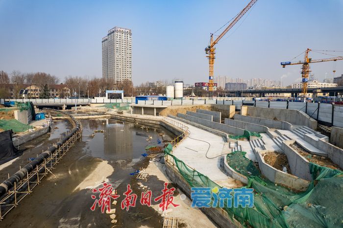 洪楼片区将添休闲新空间，全福河滨水公园景观初显