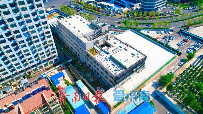 历下区茂岭山消防救援站主体落成 城市安全屏障再升级