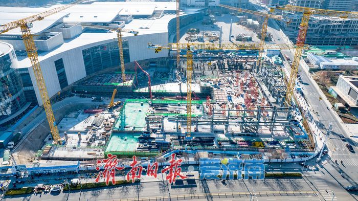 济南西客站片区将添217米新地标 山东国际会展中心配套项目雏形已现