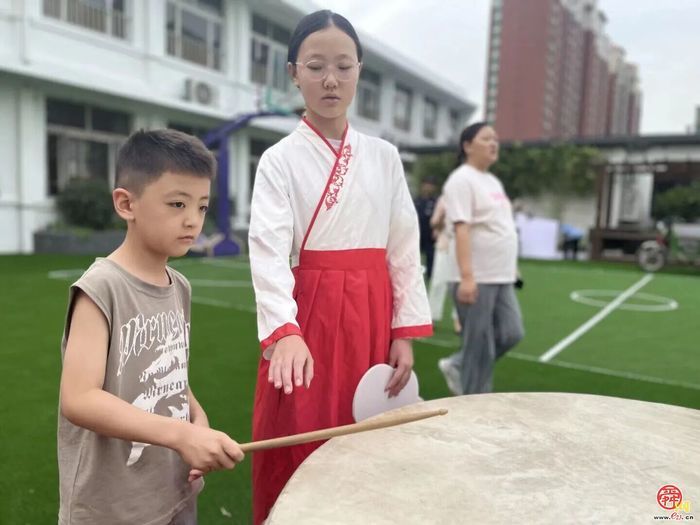 开笔启智 礼润童心——济南市北苑小学迎新活动